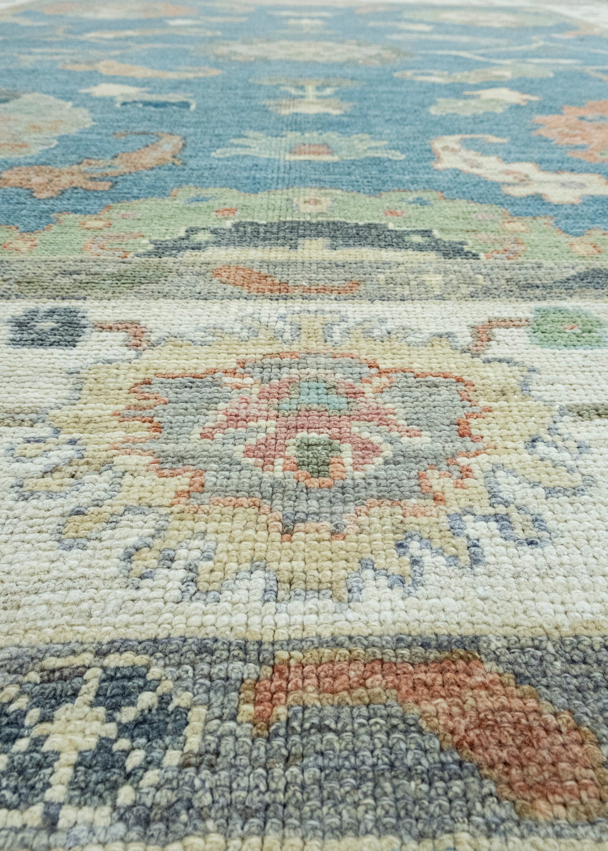 Turkish Oushak Rug 8'1" x 9'9" #17733