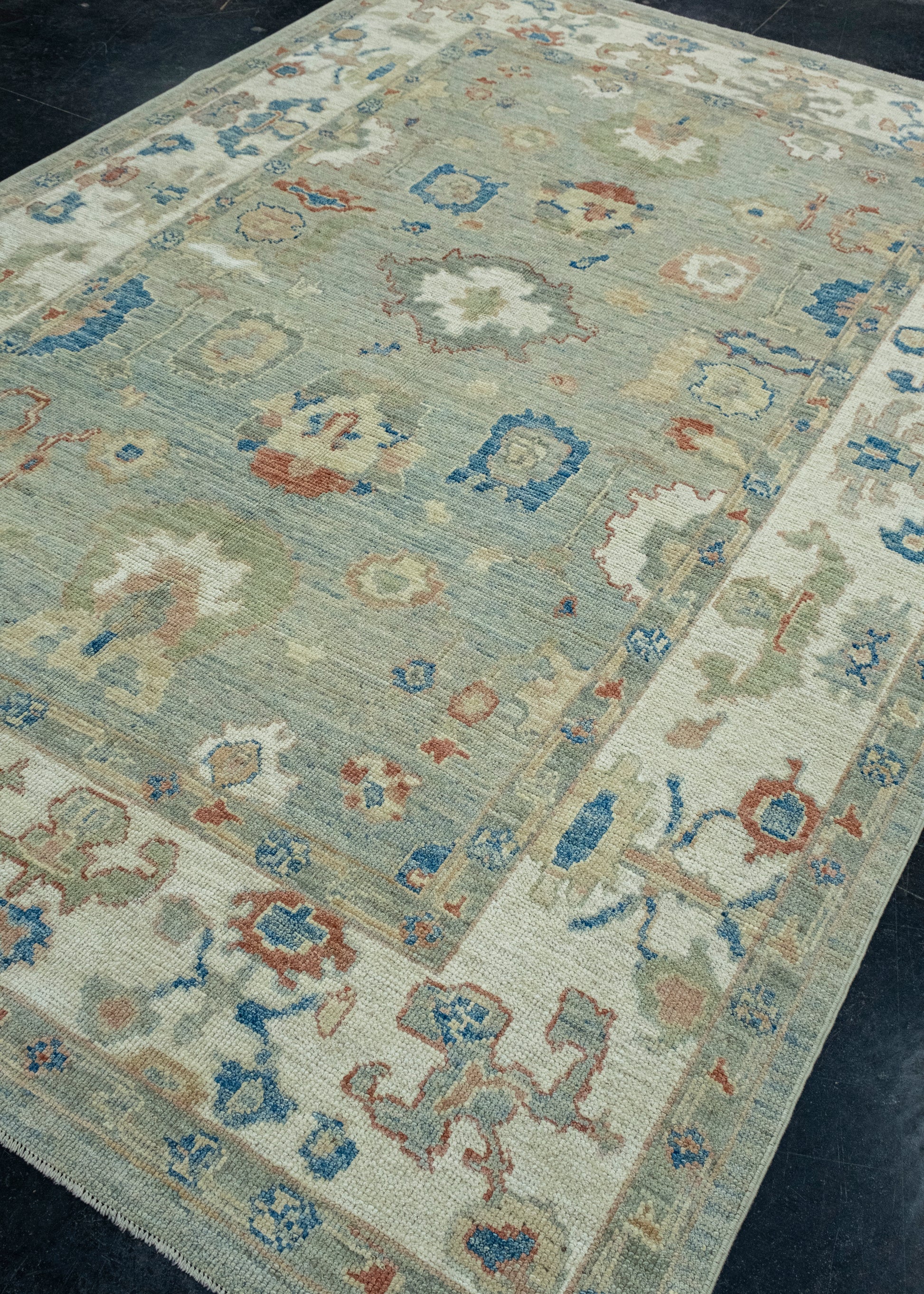 Turkish Oushak Rug 6'11" x 10' #17719