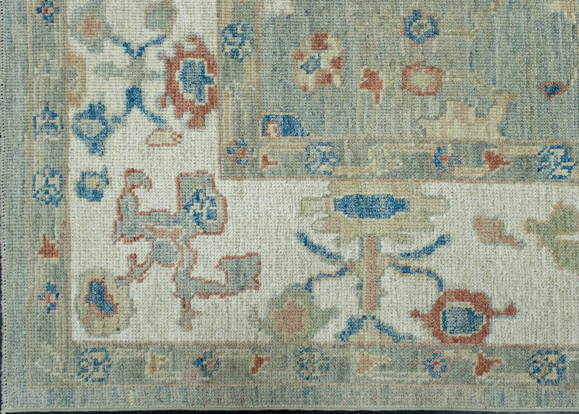 Turkish Oushak Rug 6'11" x 10' #17719