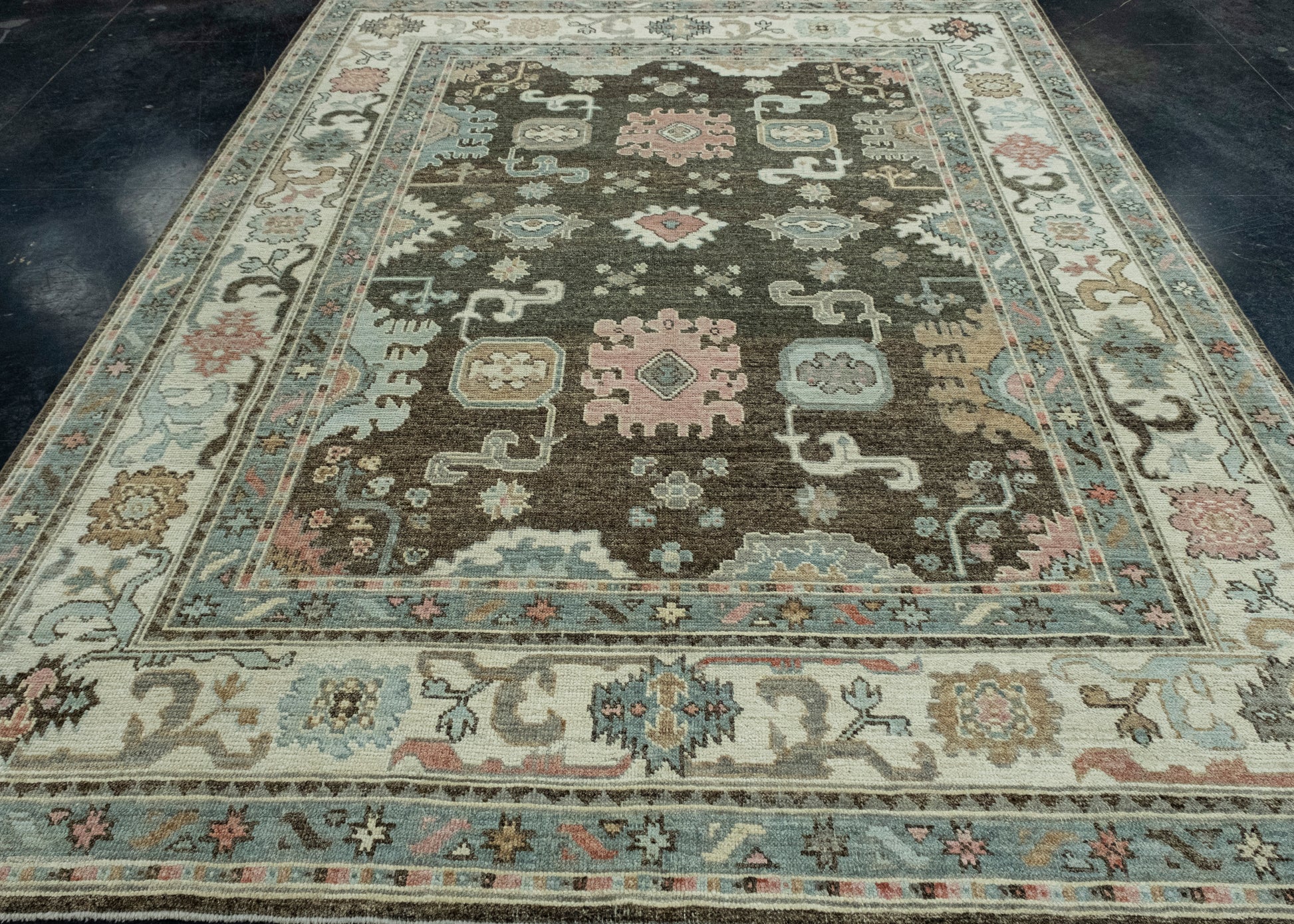 Turkish Oushak Rug 8'1" x 10'2" #17240