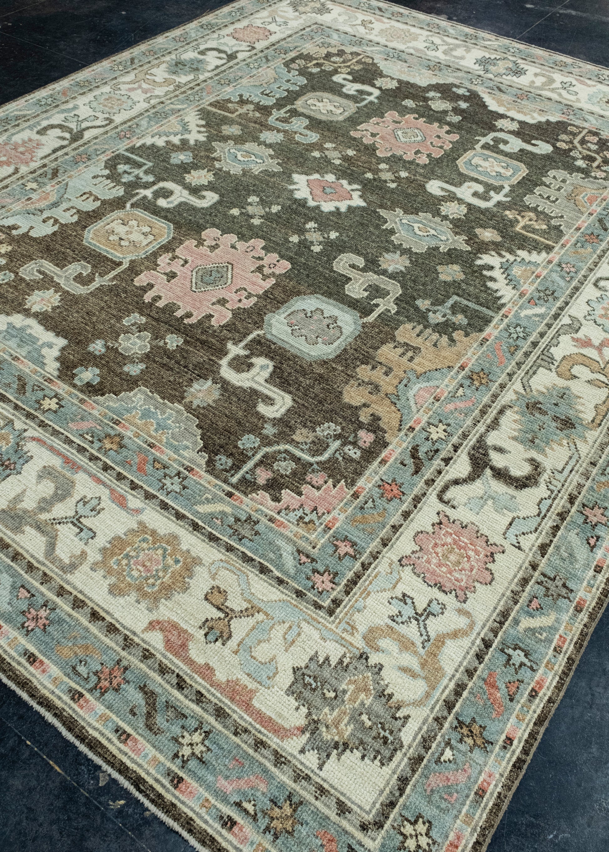 Turkish Oushak Rug 8'1" x 10'2" #17240