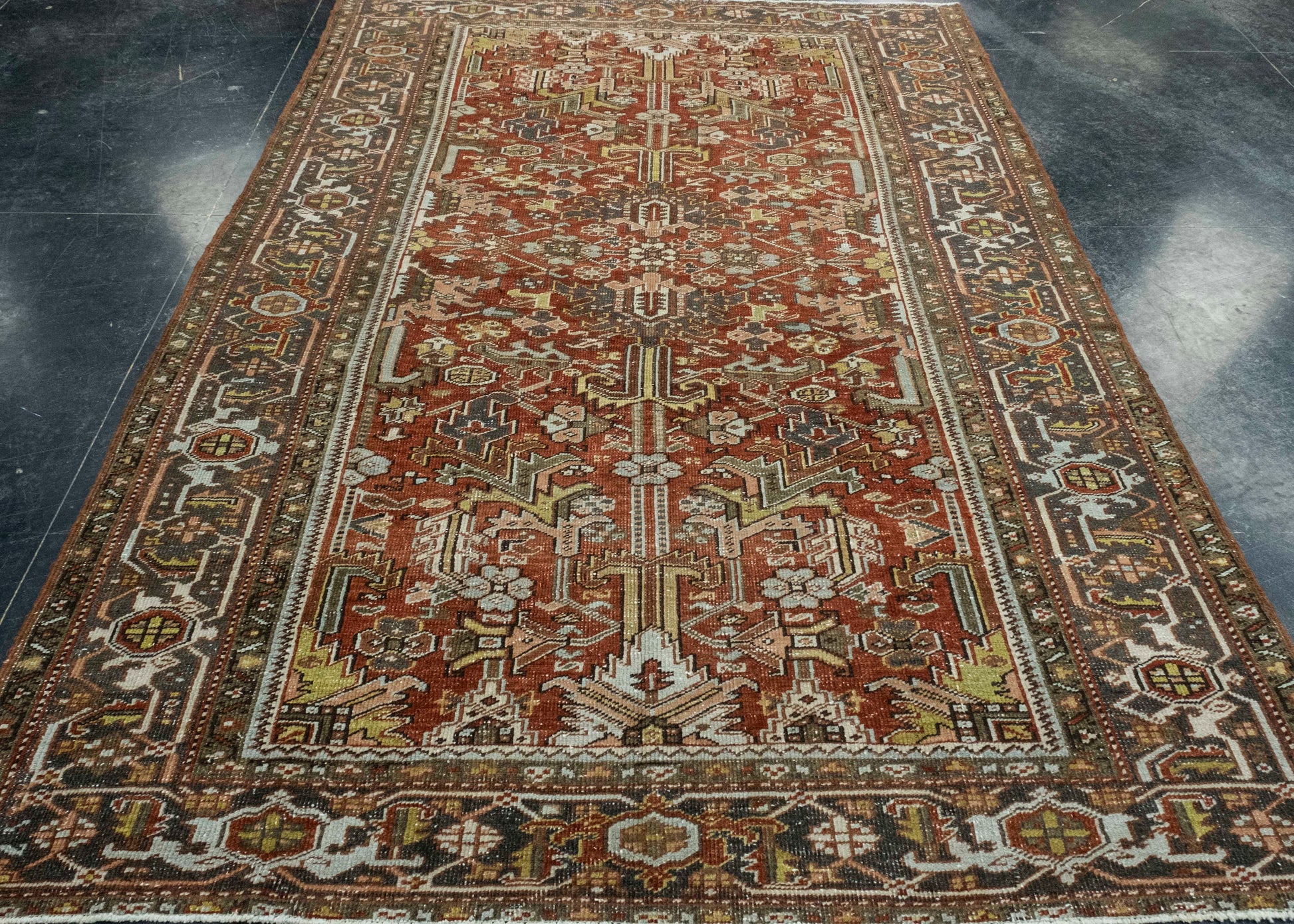Turkish Vintage Rug 6'2" x 9' #16728