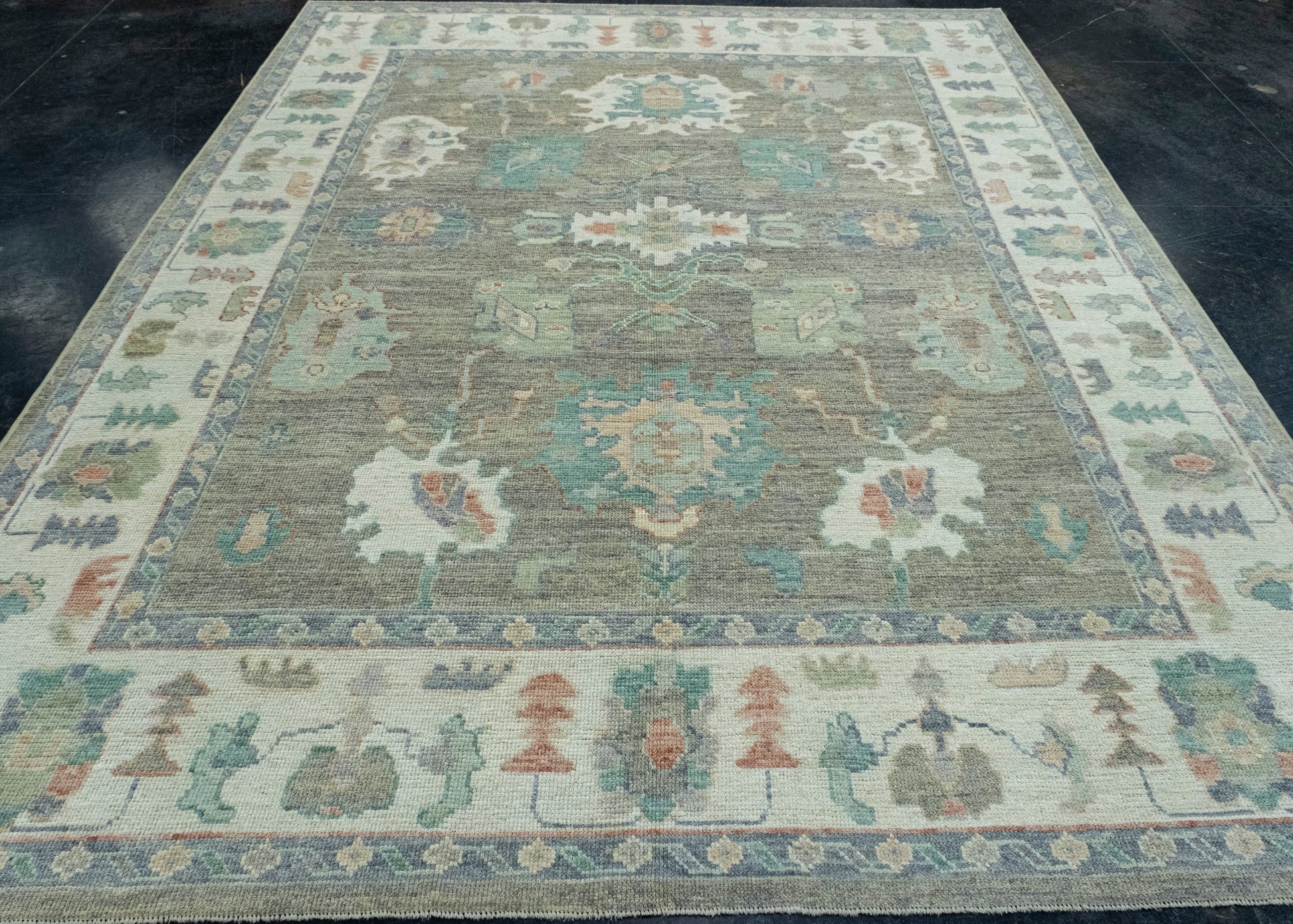 Turkish Oushak Rug 8' x 10'2" #17761