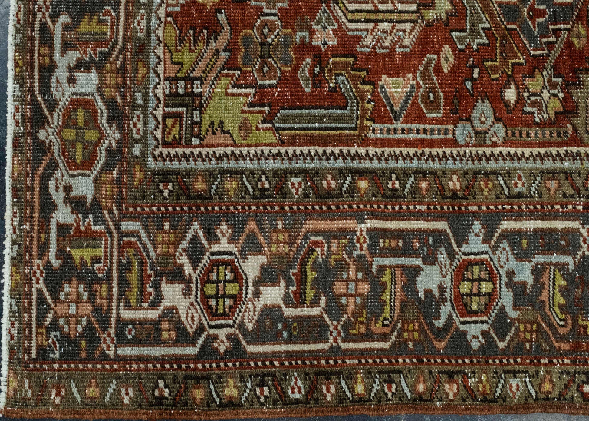 Turkish Vintage Rug 6'2" x 9' #16728