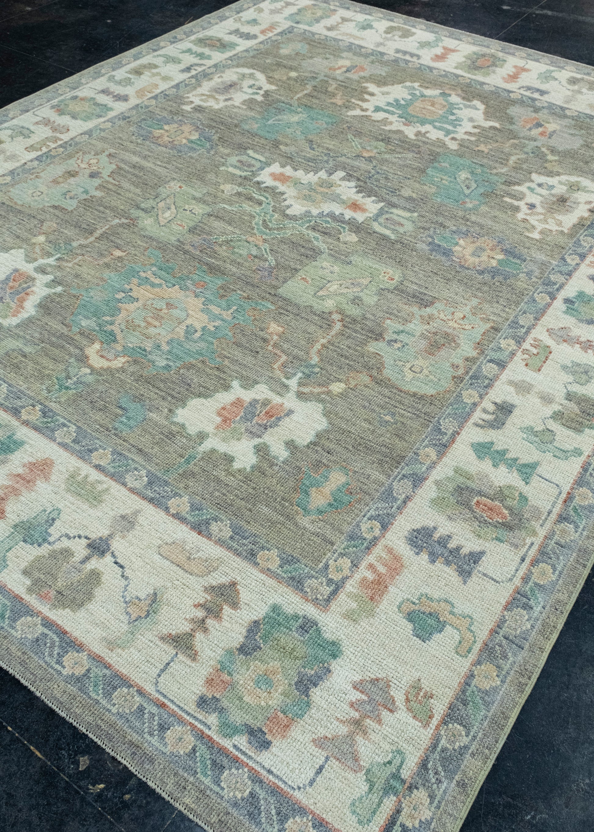 Turkish Oushak Rug 8' x 10'2" #17761
