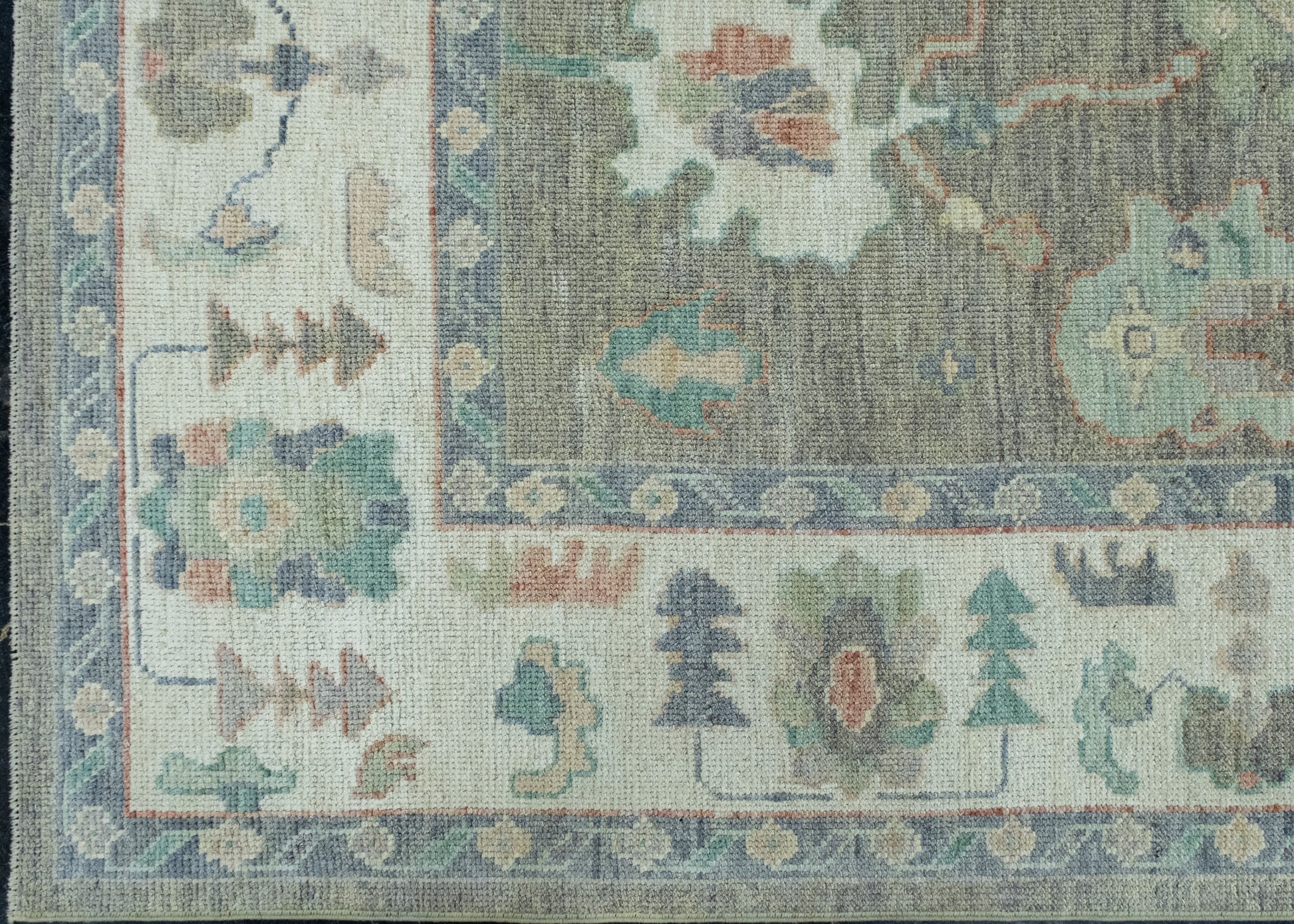 Turkish Oushak Rug 8' x 10'2" #17761