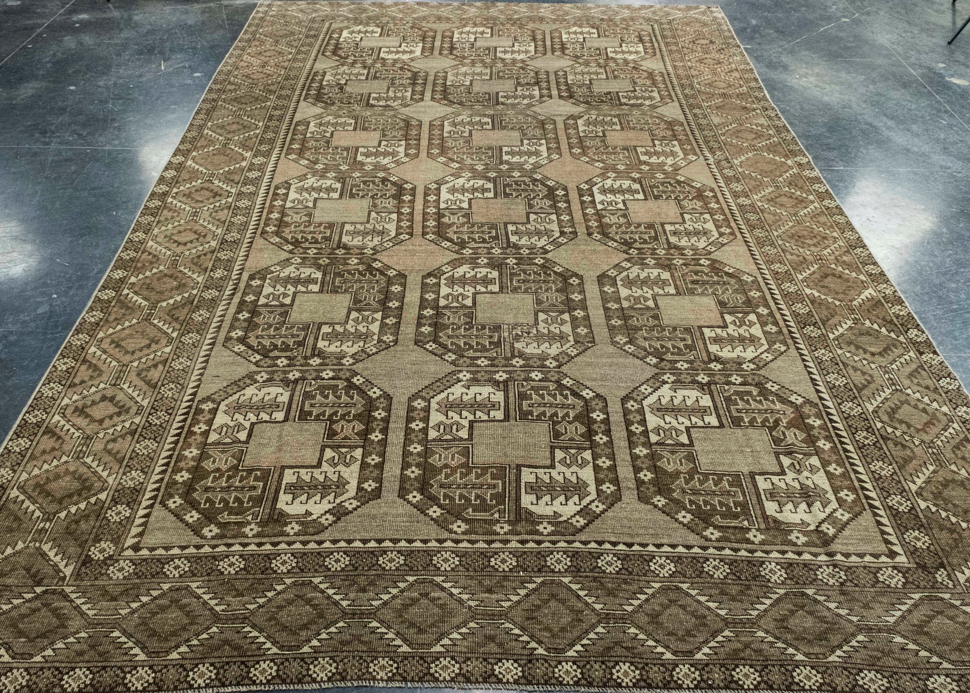 Turkish Vintage Rug 6'11" x 10'8" #16721