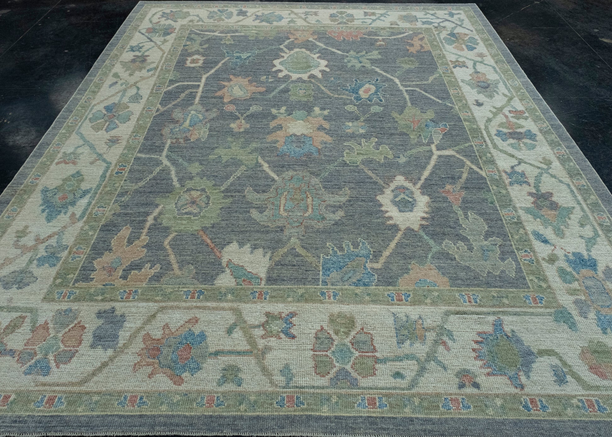 Turkish Oushak Rug 8'3" x 10'2" #17929