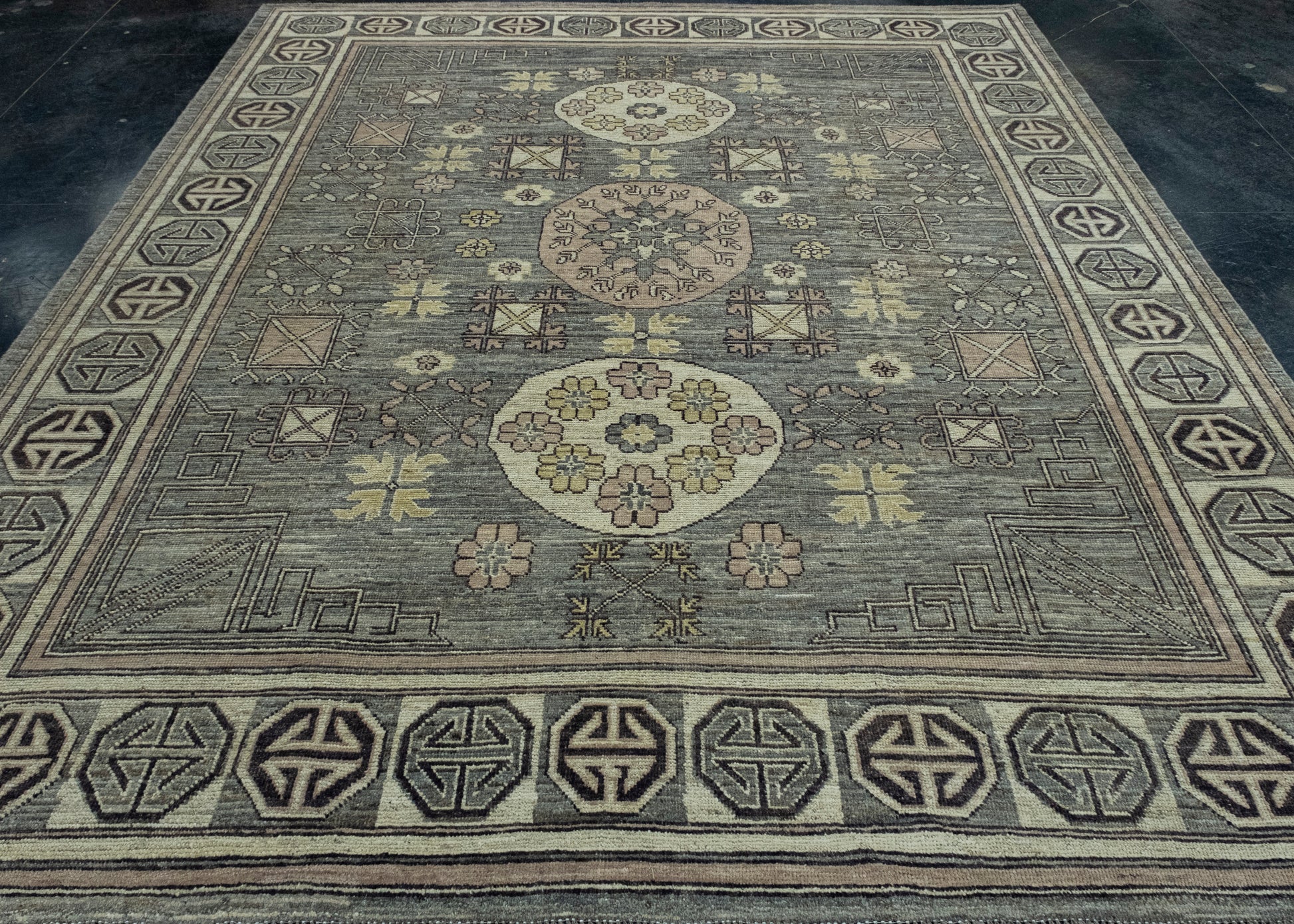 Handwoven Oushak Rug 8'9" x 10'2" #17502