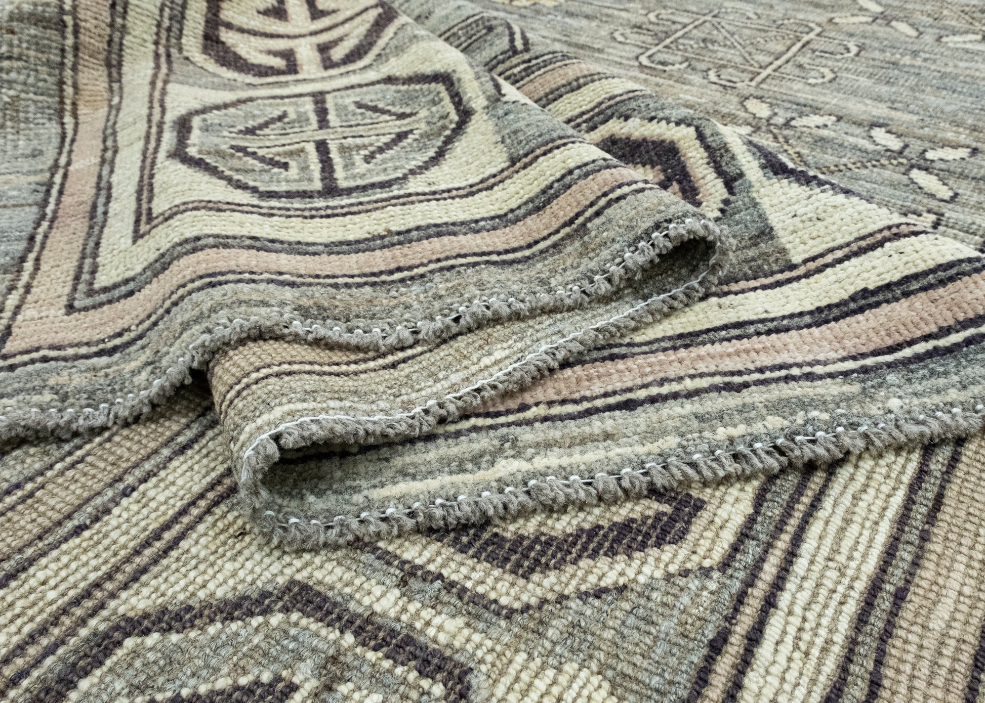 Handwoven Oushak Rug 8'9" x 10'2" #17502
