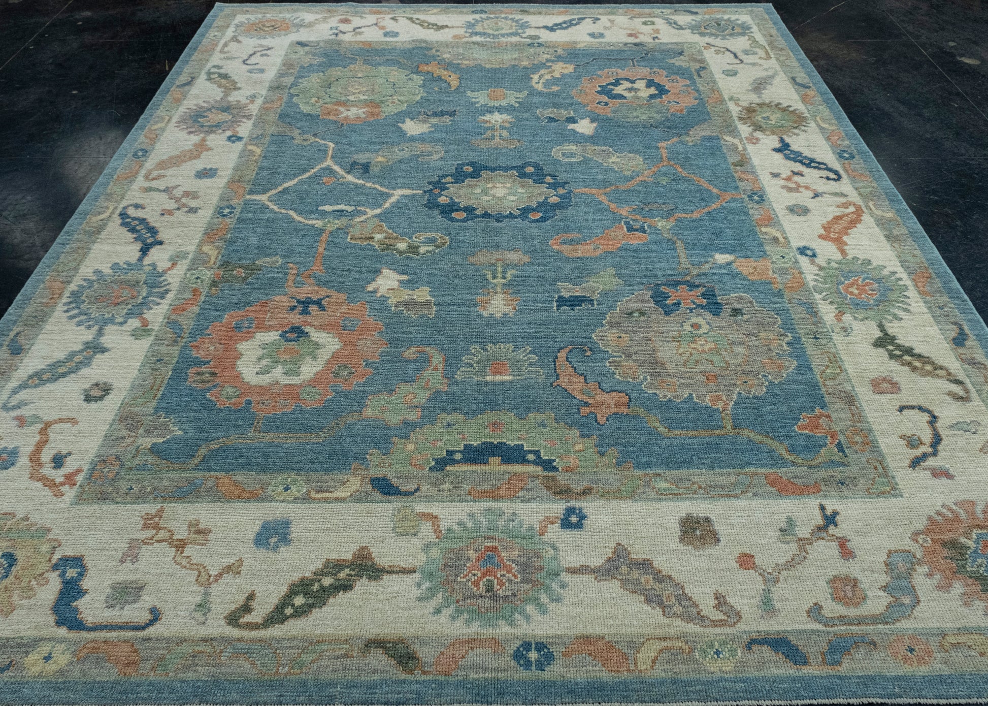 Turkish Oushak Rug 8'2" x 9'10" #17338