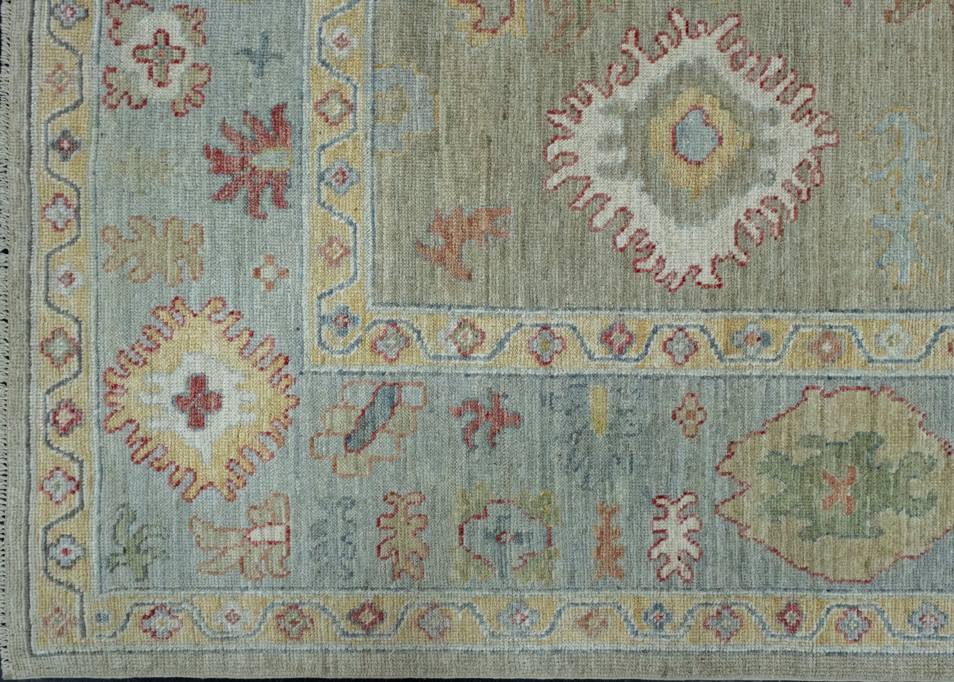Handwoven Oushak Rug 8'2" x 10' #17407