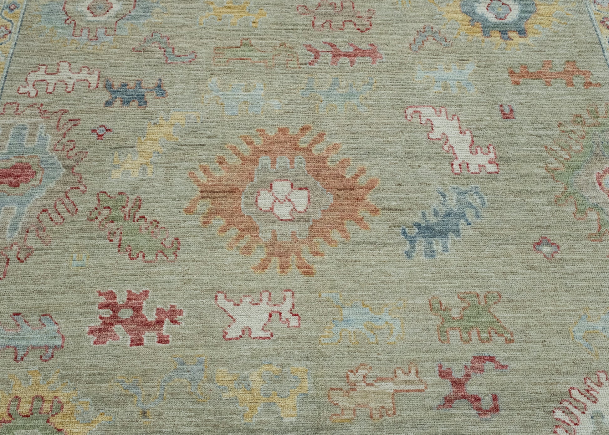Handwoven Oushak Rug 8'2" x 10' #17407
