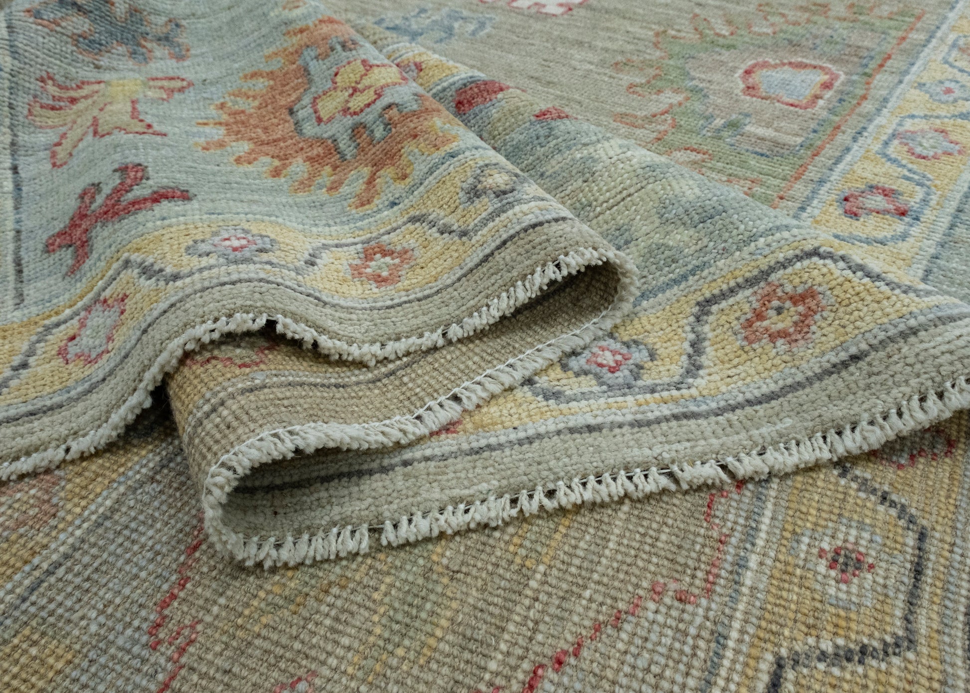Handwoven Oushak Rug 8'2" x 10' #17407