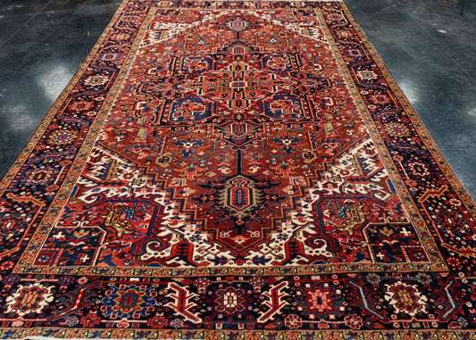 Turkish Vintage Rug 7'8" x 11'5" #17890