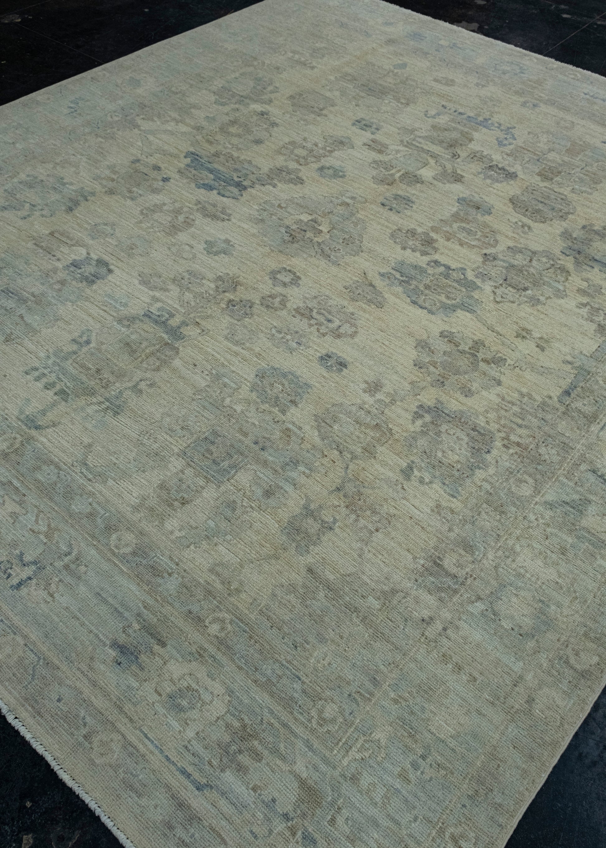 Handwoven Oushak Rug 8'2" x 9'8" #17408