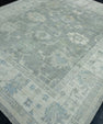 Handwoven Oushak Rug 8'3" x 9'1" #17428