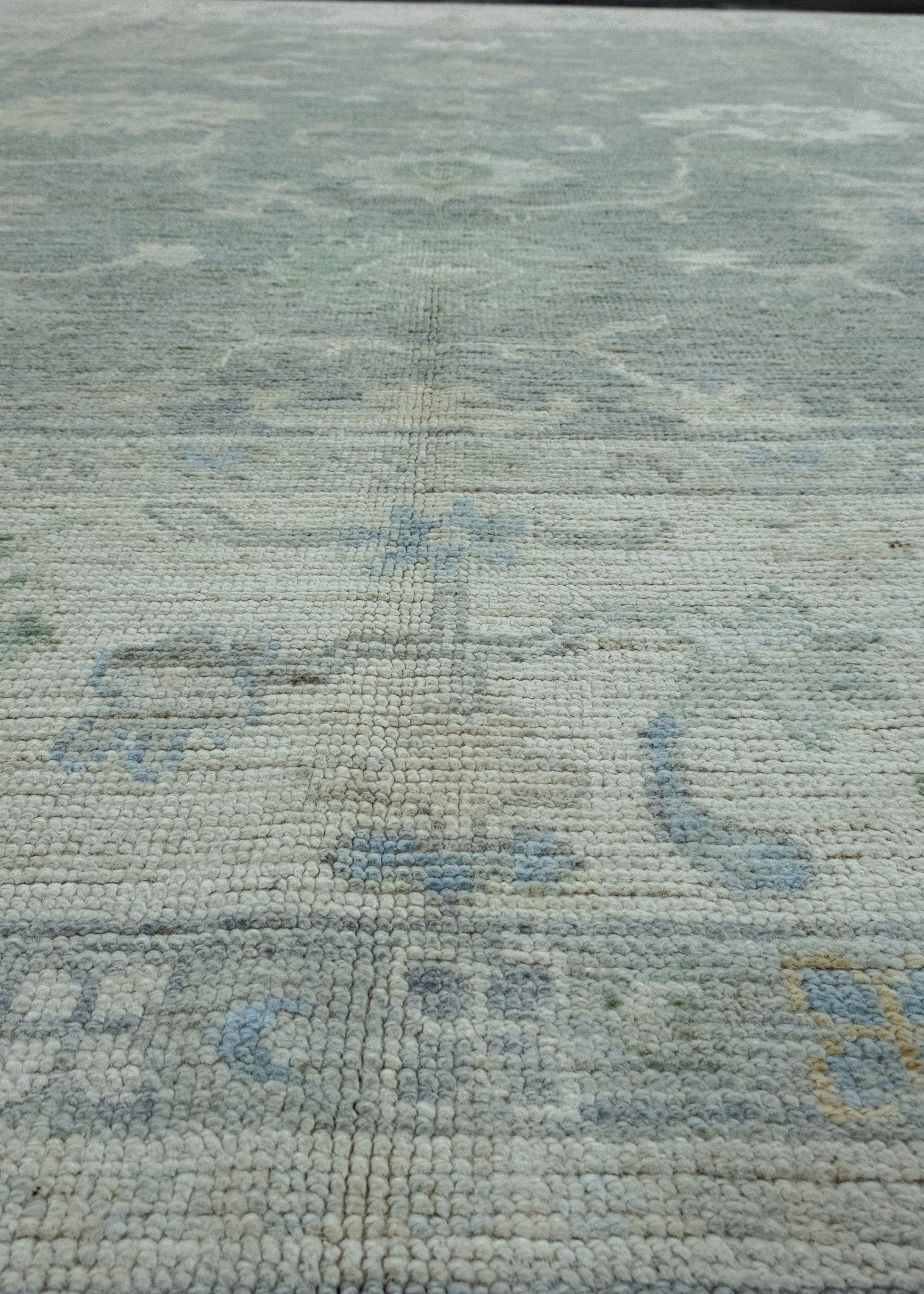 Handwoven Oushak Rug 8'3" x 9'1" #17428