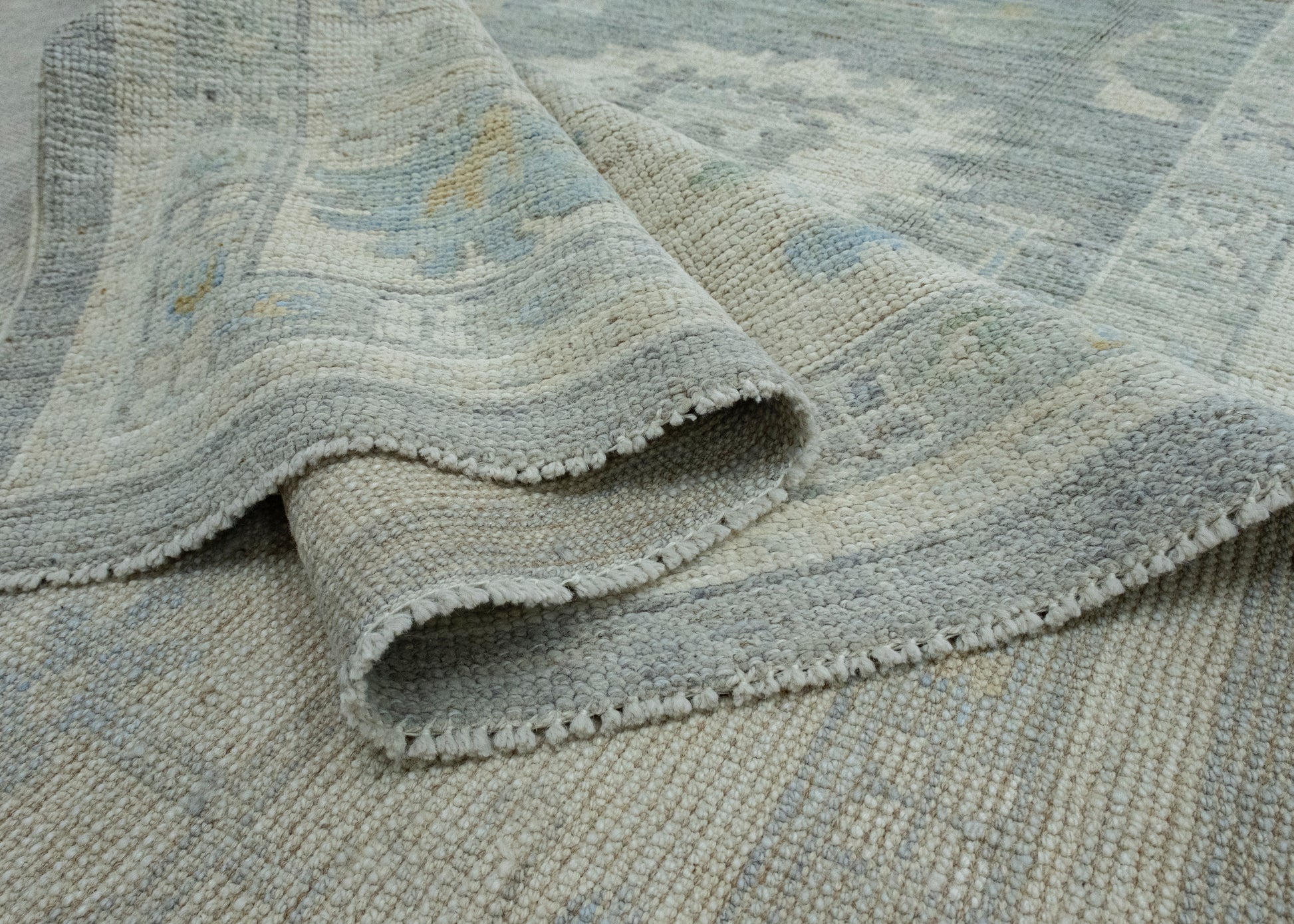 Handwoven Oushak Rug 8'3" x 9'1" #17428