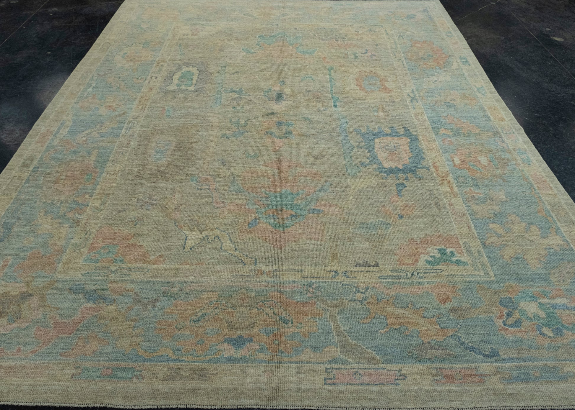 Turkish Oushak Rug 8'3" x 10'5" #17474