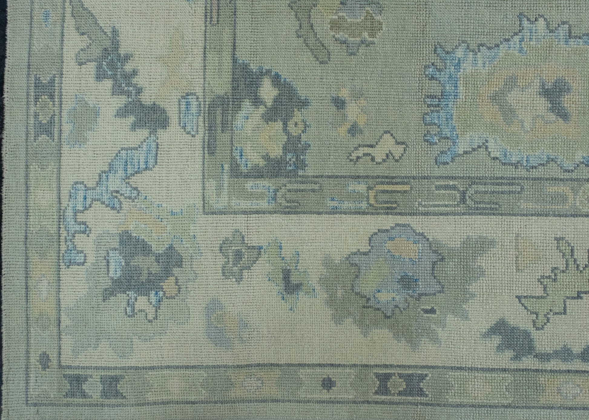 Turkish Oushak Rug 8'6" x 9'8" #17036