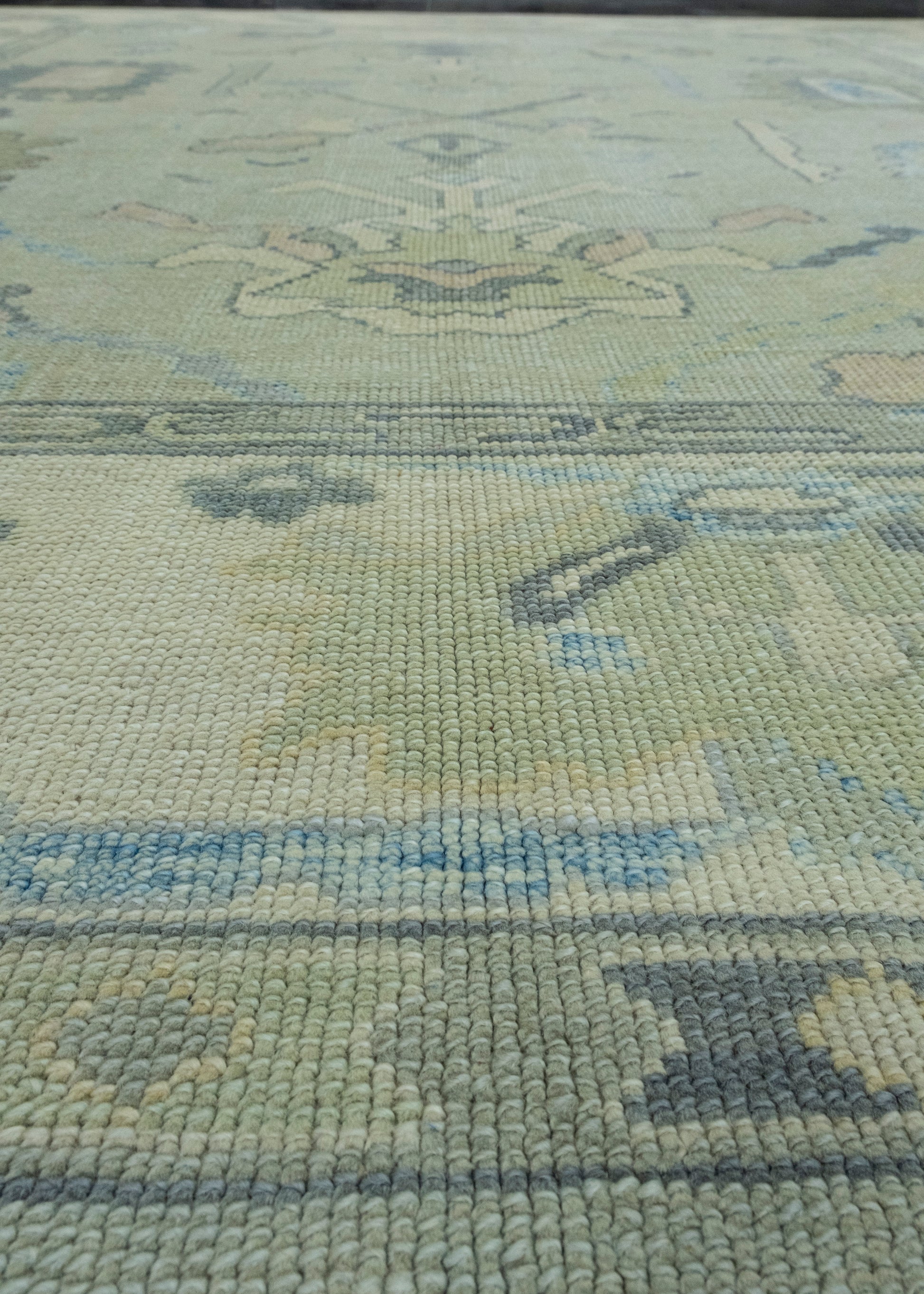 Turkish Oushak Rug 8'6" x 9'8" #17036