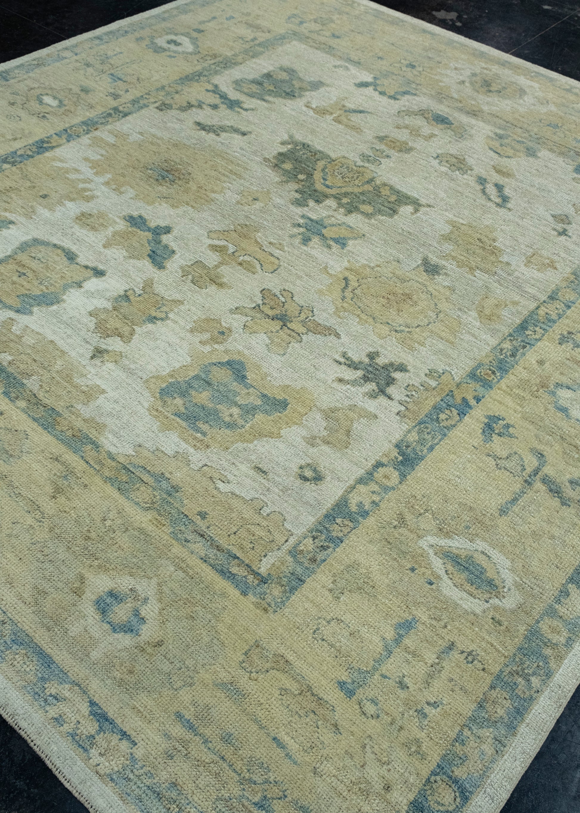 Turkish Oushak Rug 8'5" x 9'3" #17606