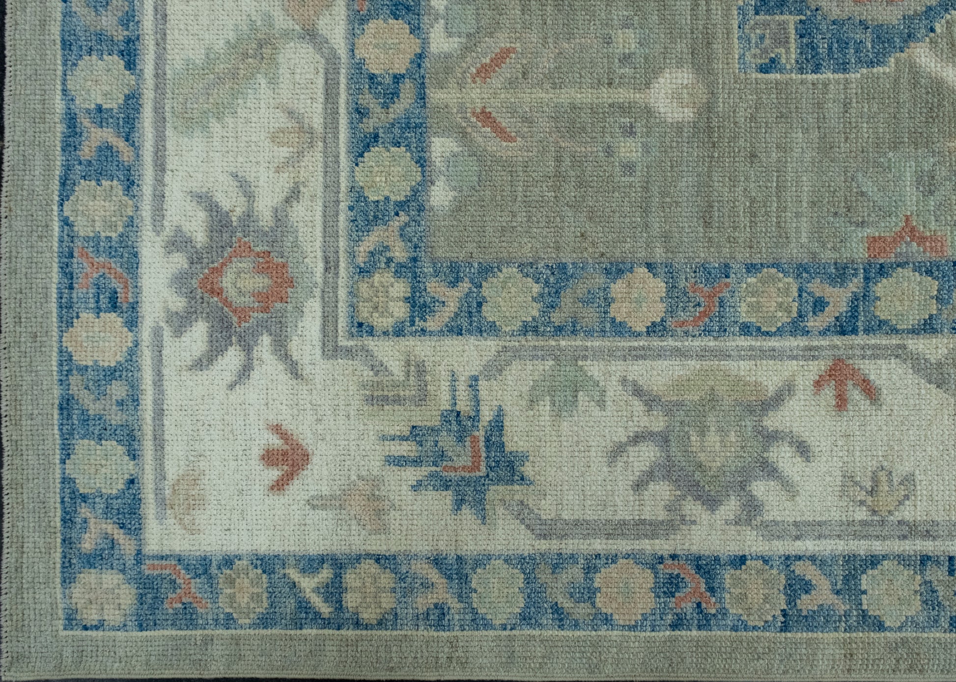 Turkish Oushak Rug 8'7" x 10'2" #17749