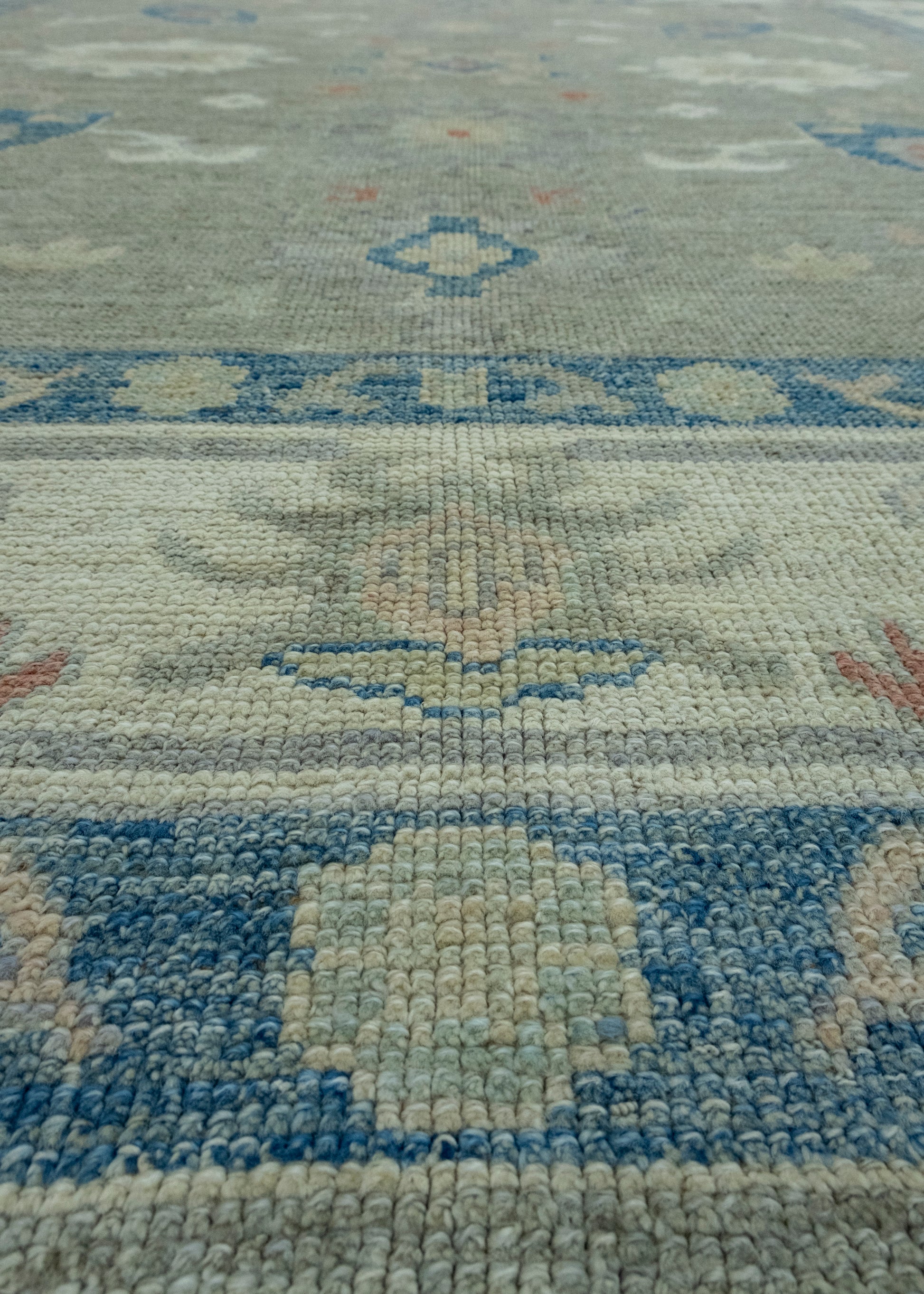Turkish Oushak Rug 8'7" x 10'2" #17749