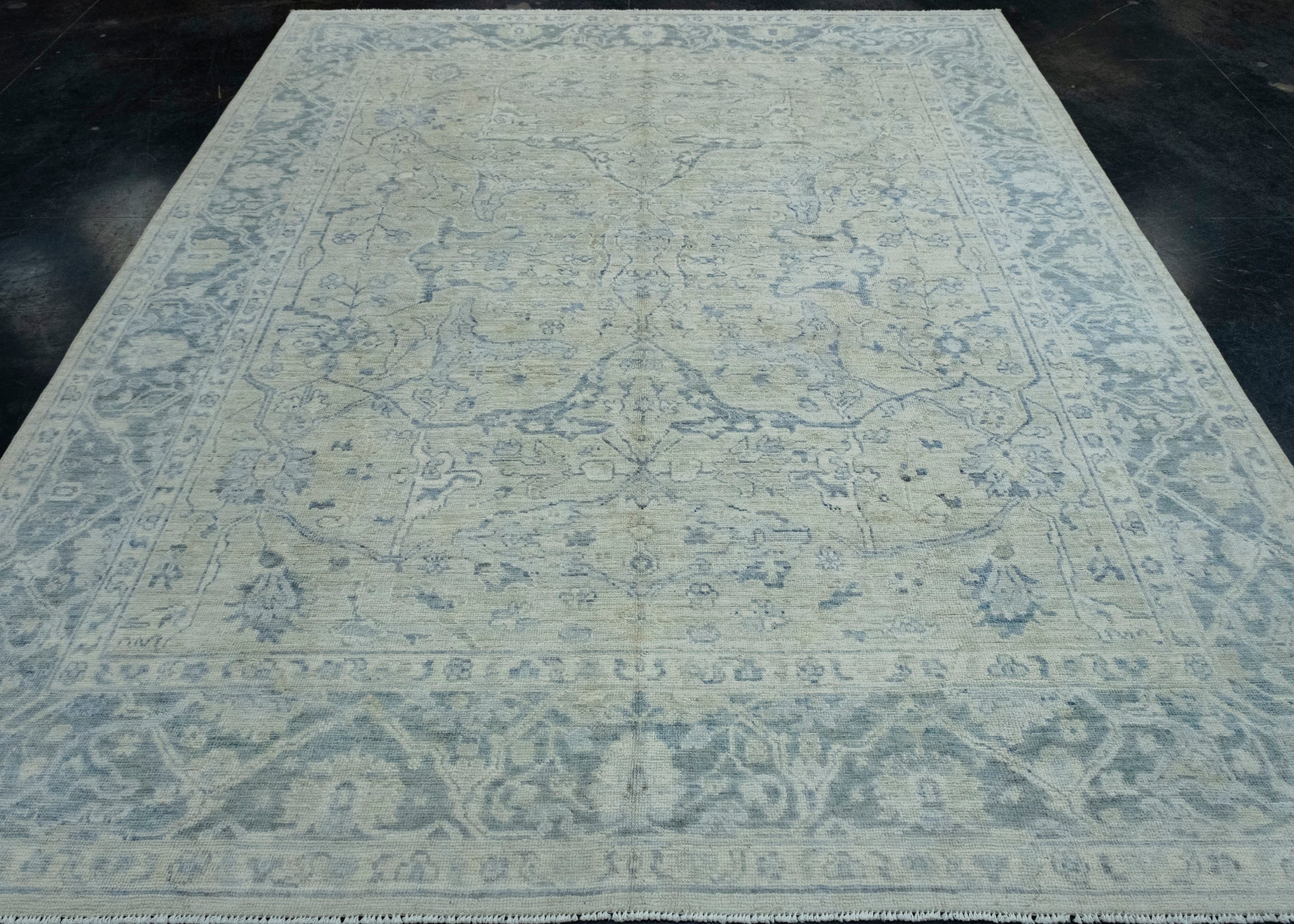 Handwoven Oushak Rug 7'10" x 9'7" #17406