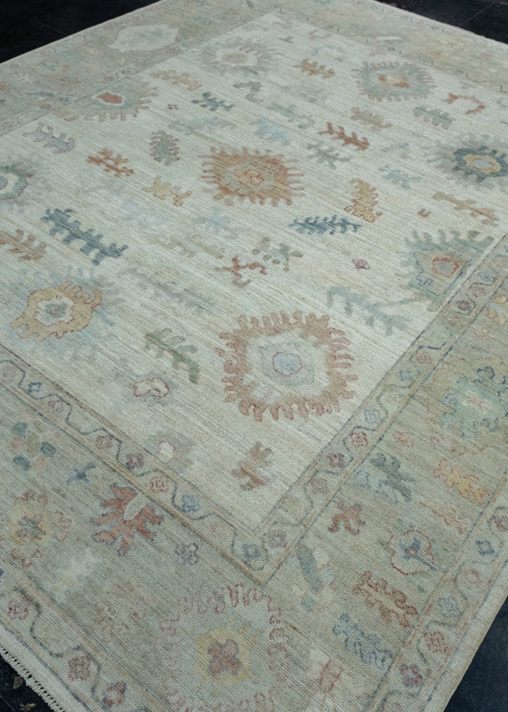 Handwoven Oushak Rug 8'3" x 10'2" #17426