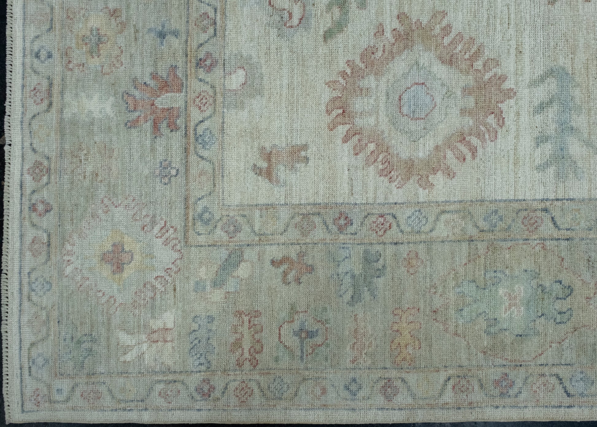 Handwoven Oushak Rug 8'3" x 10'2" #17426