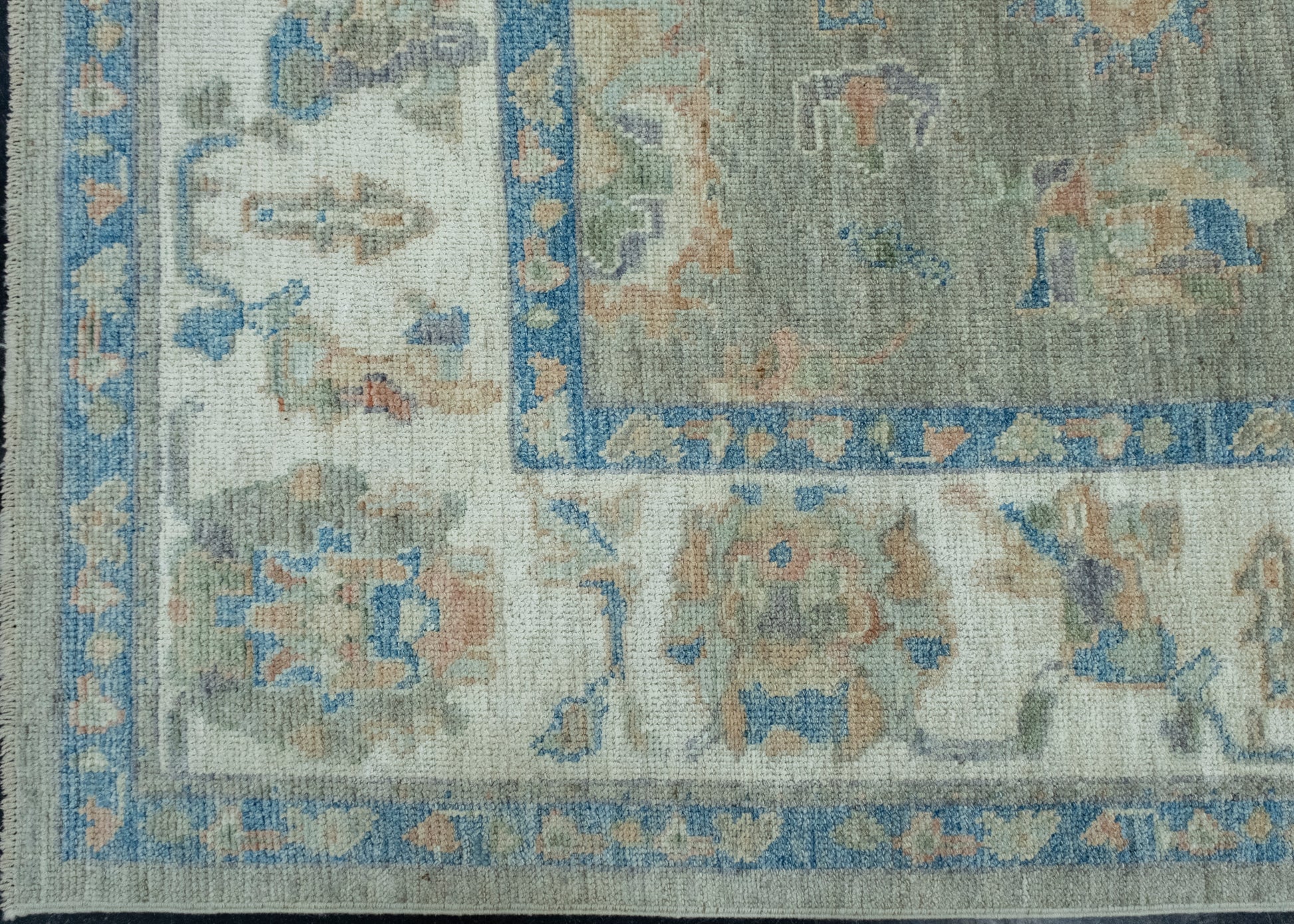 Turkish Oushak Rug 6'11" x 9'9" #17856