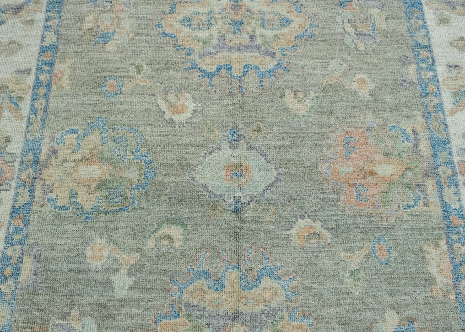 Turkish Oushak Rug 6'11" x 9'9" #17856