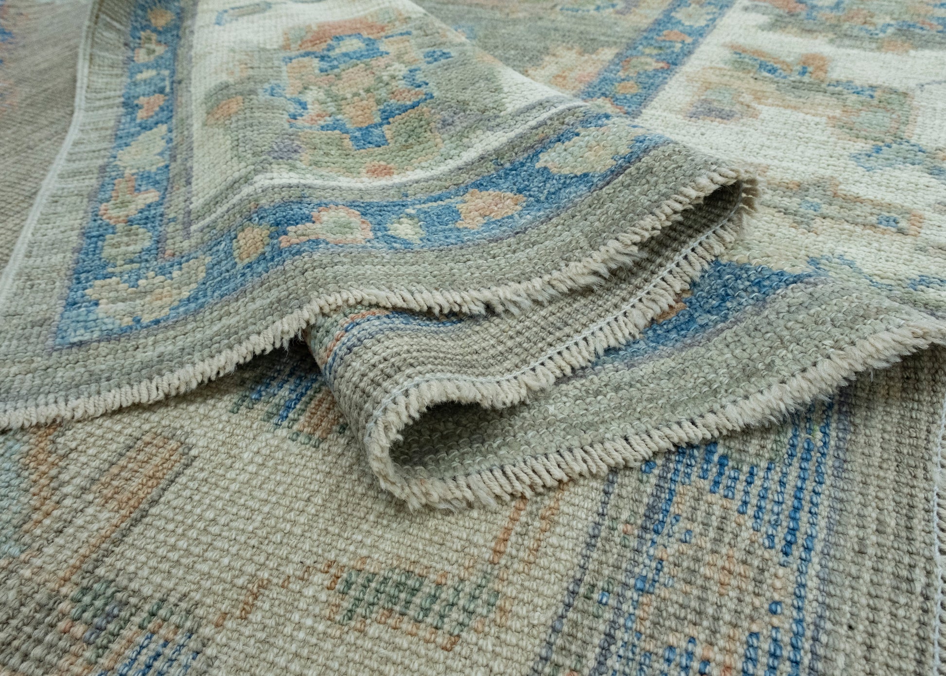 Turkish Oushak Rug 6'11" x 9'9" #17856