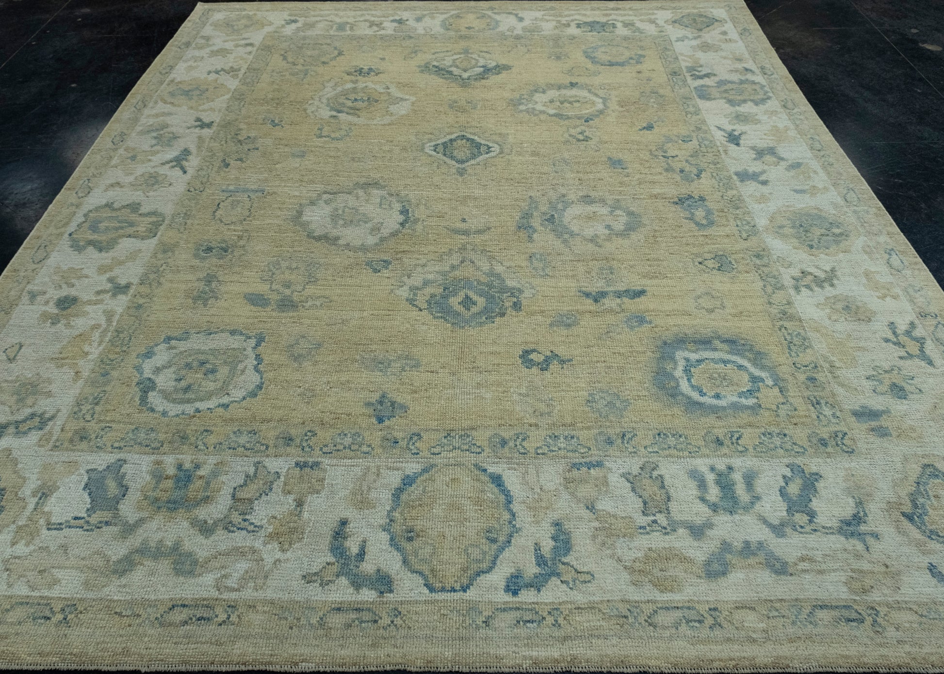 Turkish Oushak Rug 8'4" x 9'7" #17115