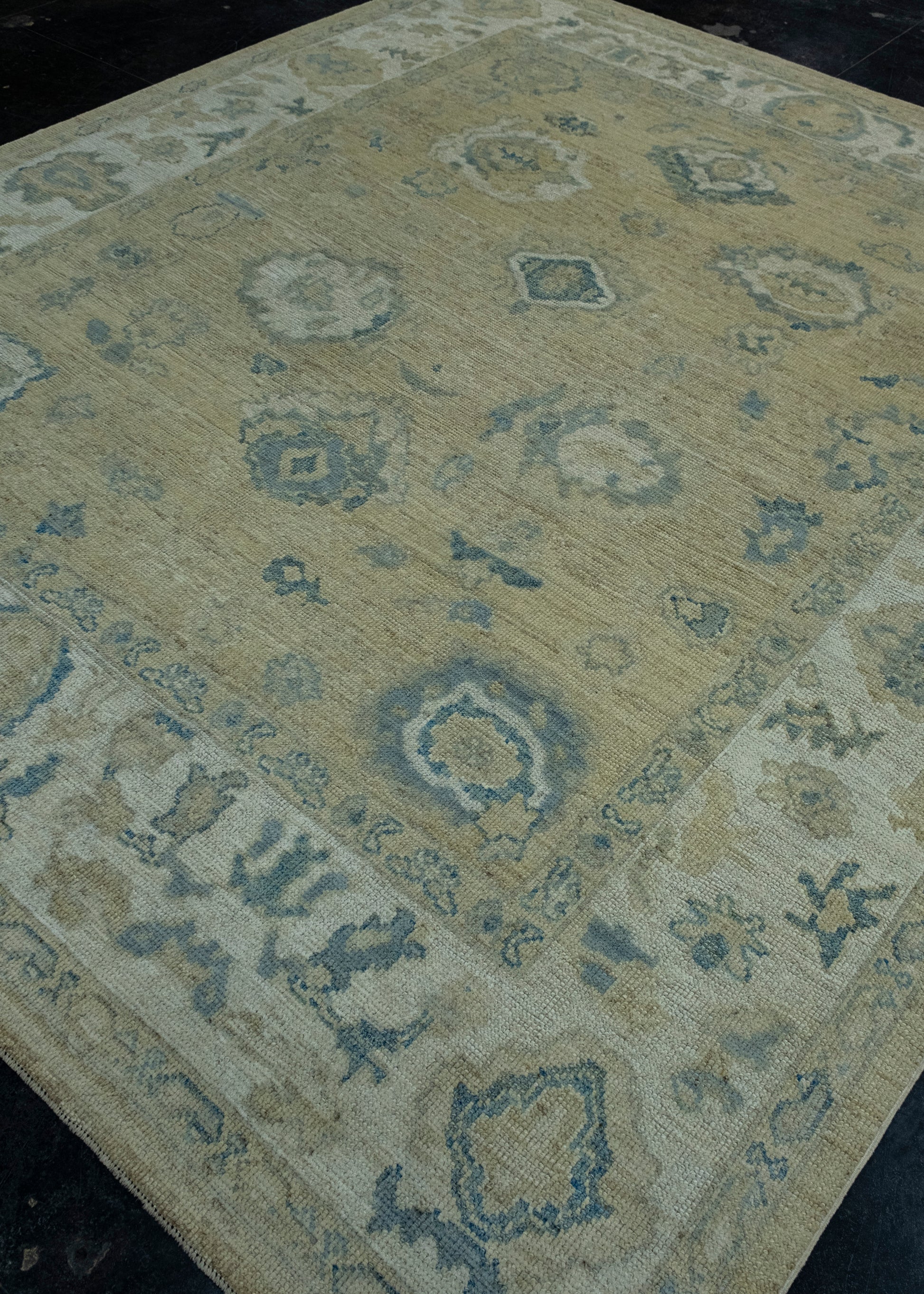 Turkish Oushak Rug 8'4" x 9'7" #17115
