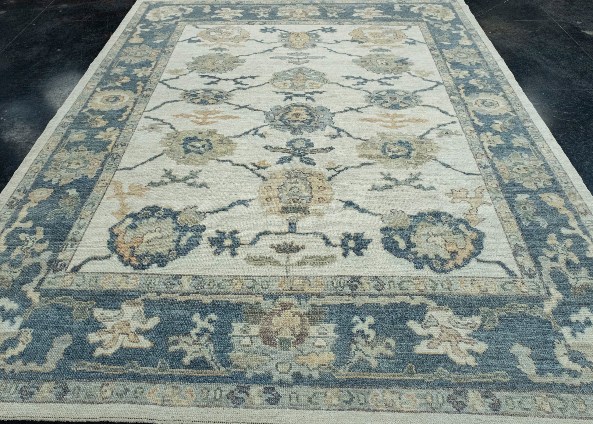 Turkish Oushak Rug 8'1" x 10'3" #17358