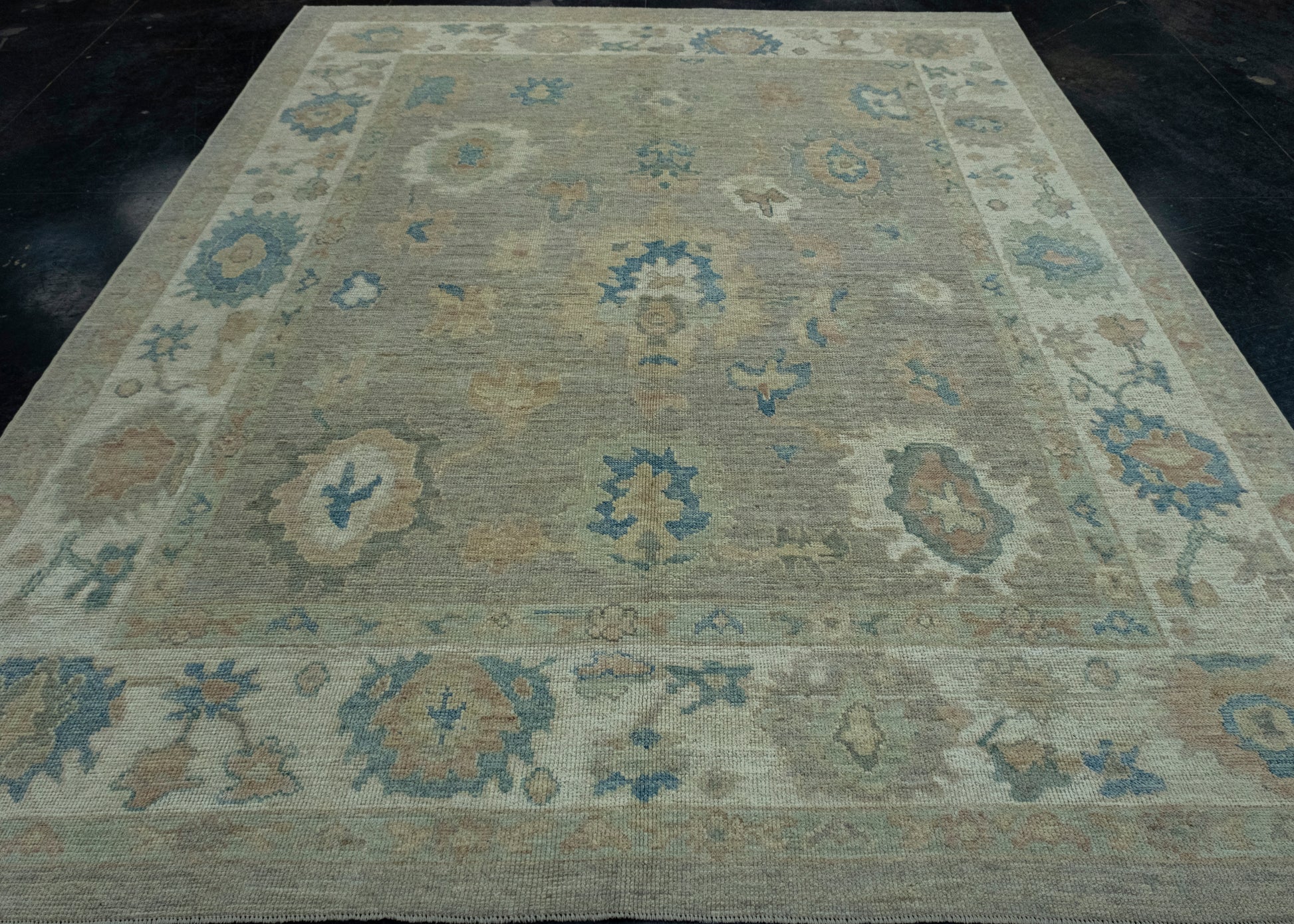 Turkish Oushak Rug 8'3" x 10'1" #17933