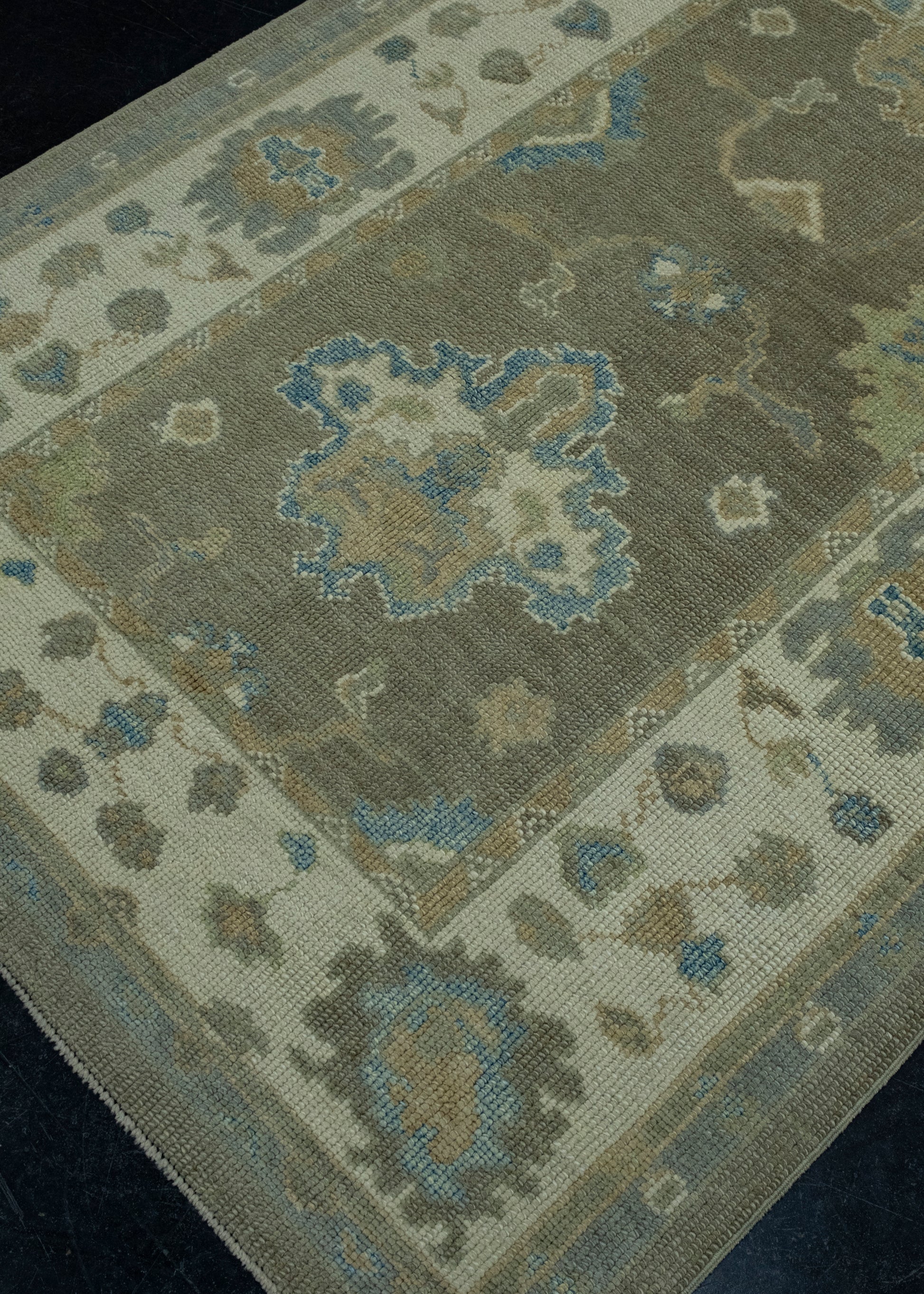 Turkish Oushak Rug 4'5" x 10' #17008