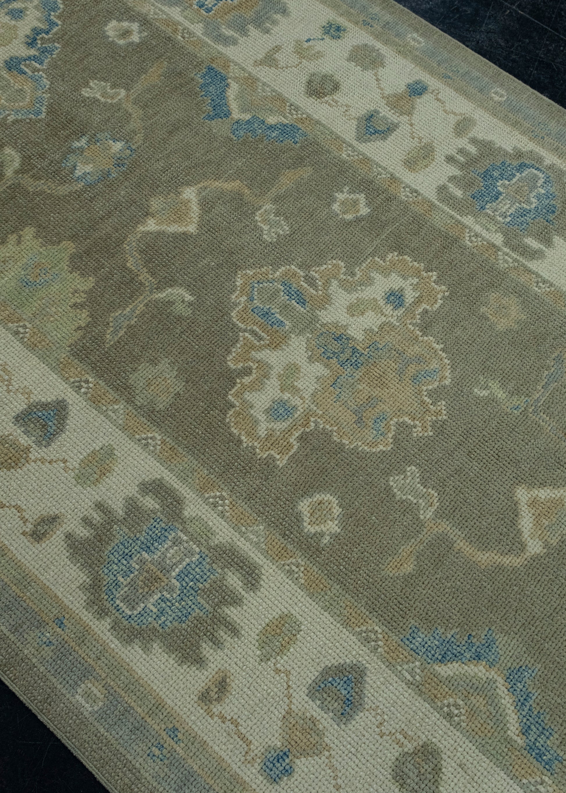 Turkish Oushak Rug 4'5" x 10' #17008