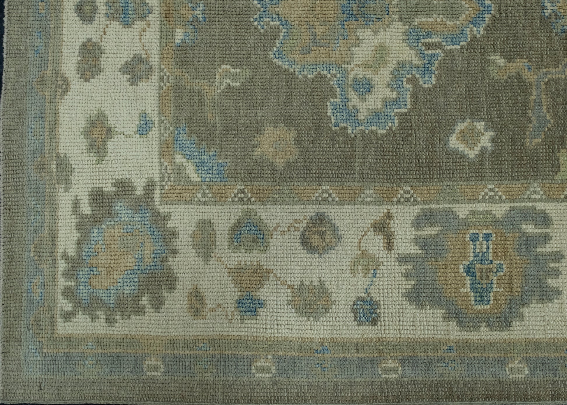 Turkish Oushak Rug 4'5" x 10' #17008