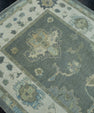 Turkish Oushak Rug 4'2" x 9'7" #17167