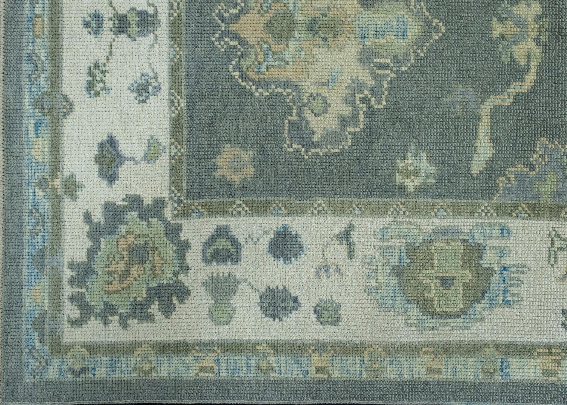 Turkish Oushak Rug 4'2" x 9'7" #17167
