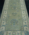 Turkish Oushak Rug 3'10" x 8'2" #17005