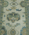 Turkish Oushak Rug 4'2" x 9'3" #17053