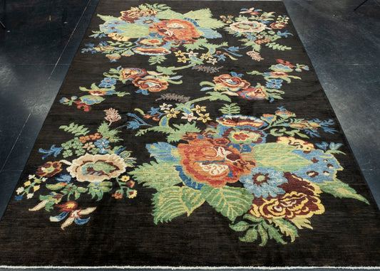 Handwoven Oushak Rug 5'8" x 7'11" #17906