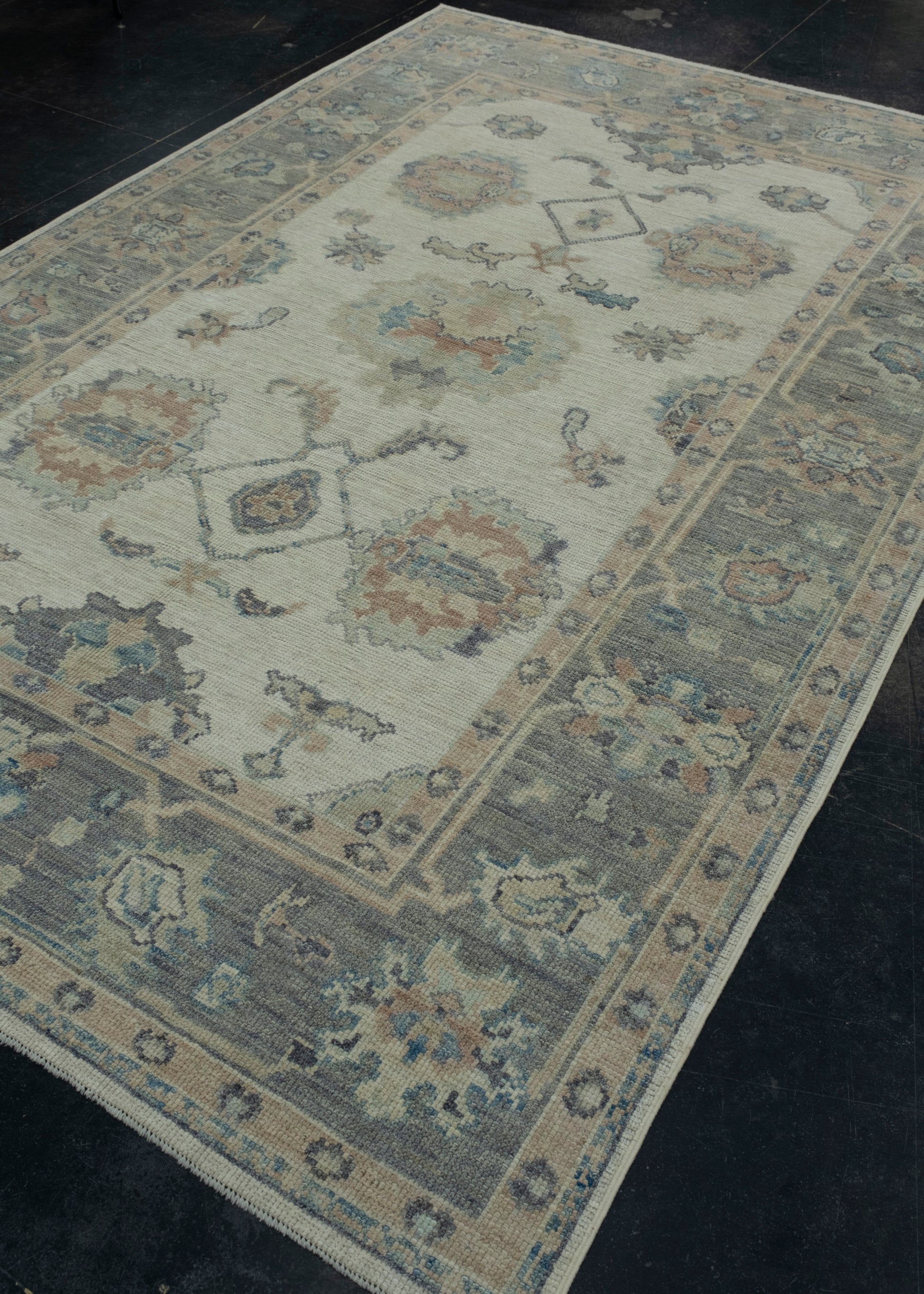 Turkish Oushak Rug 6' x 9' #17900