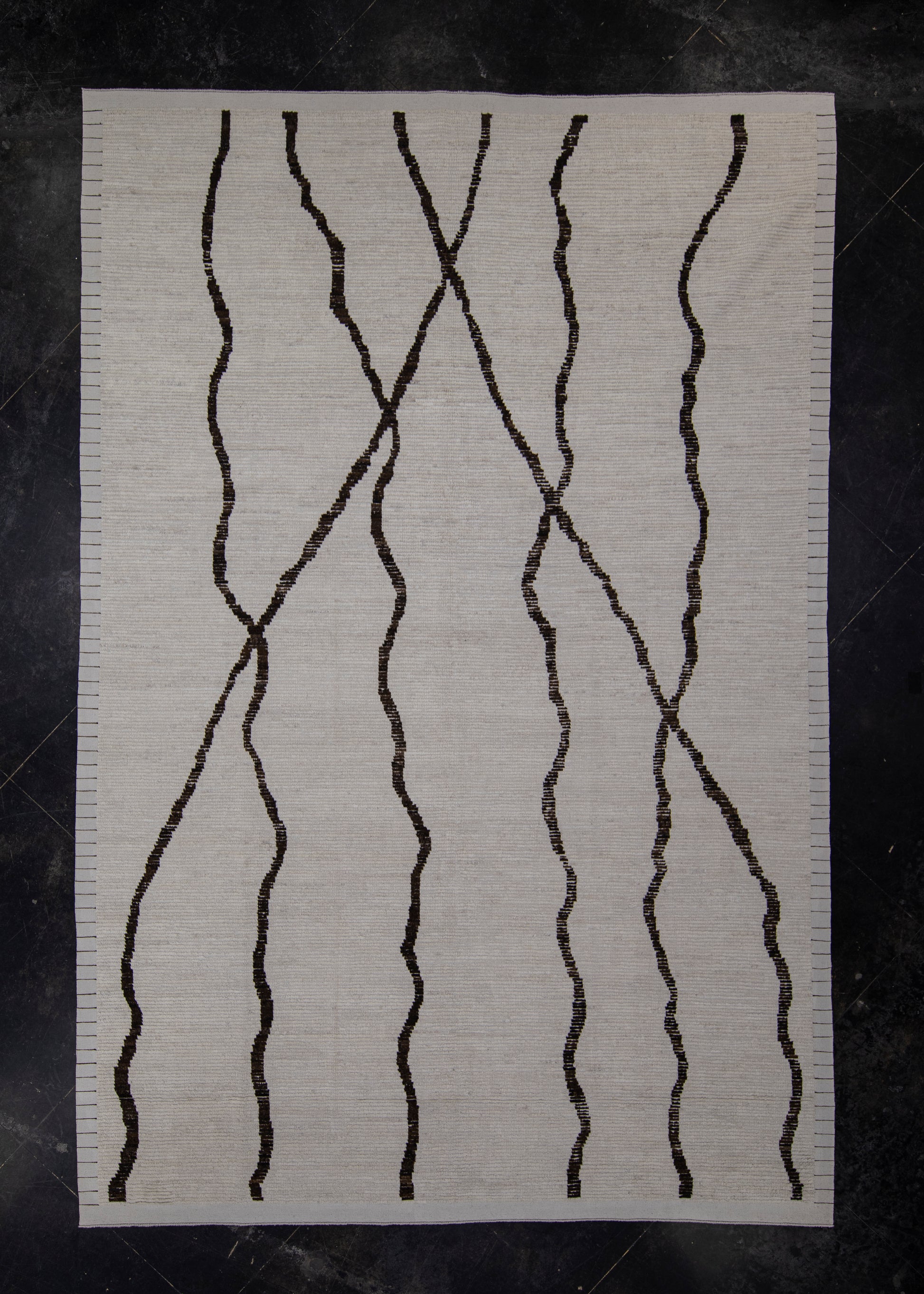 Turkish Tulu Rug Hand Knotted Rug 8'10" x 12'8" #6167