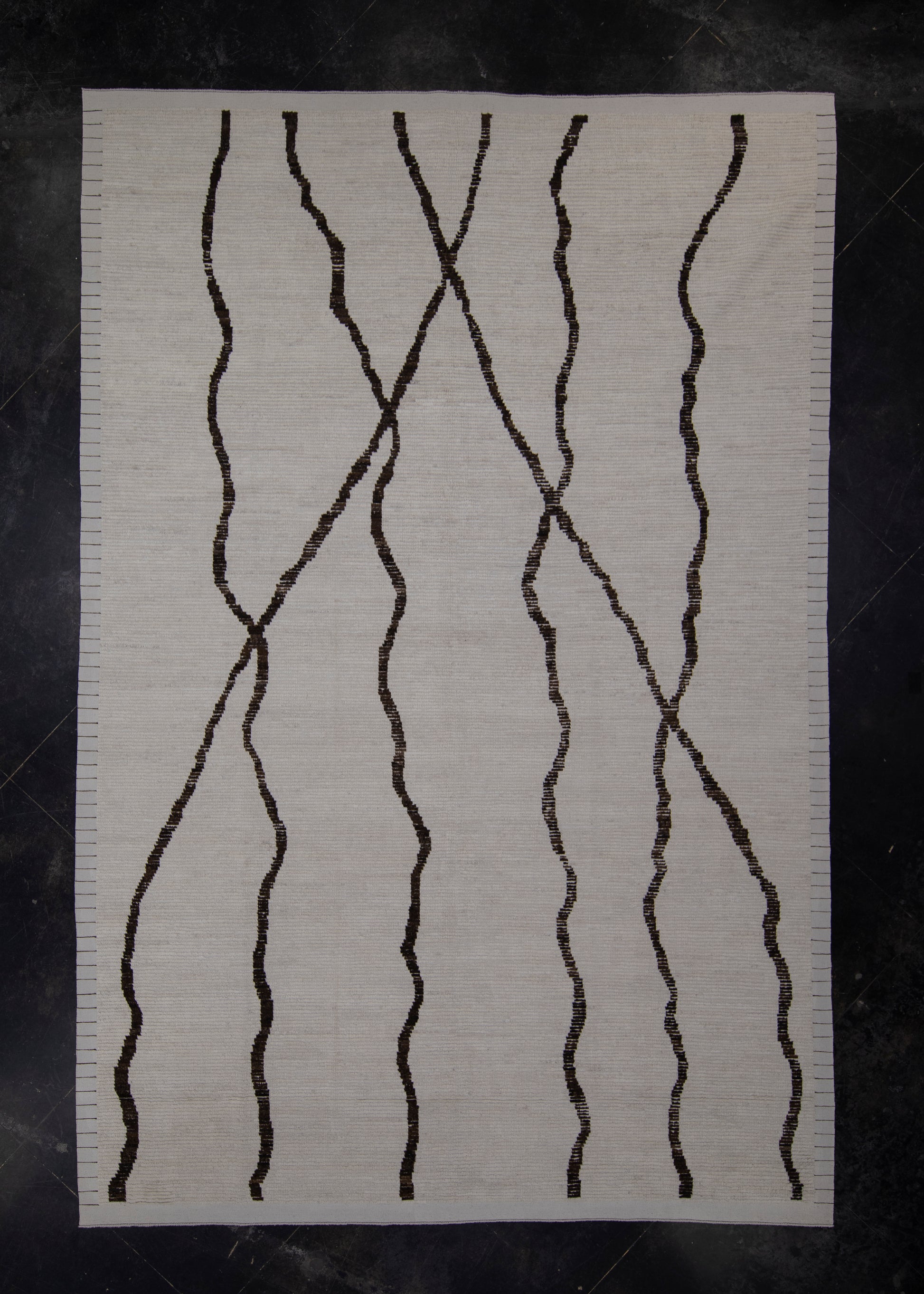 Turkish Tulu Rug Hand Knotted Rug 8'10" x 12'8" #6167